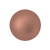 Cabochon Par Puca® 18mm - Copper Gold Matte - (1 Piece) Czech Glass Cab