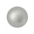Cabochon Par Puca® 18mm - Silver Aluminum Matte - (1 Piece) Czech Glass Cab