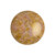 Cabochon Par Puca® 18mm - Opaque Mix Rose Gold Ceramic Look - (1 Piece) Czech Glass Cab