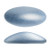 2 Pieces - Athos® Par Puca® Paris® 20x10mm - Metallic Matte Light Blue - Czech Glass Cab