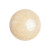 Cabochon Par Puca® 18mm - Opaque Beige Ceramic Look - (1 Piece) Czech Glass Cab