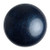 Cabochon Par Puca® 18mm - Metallic Matte Dark Blue - (1 Piece) Czech Glass Cab