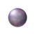 Cabochon Par Puca® 14mm - Violet Pearl - (1 Piece) Czech Glass Cab