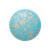 Cabochon Par Puca® 25mm - Opaque Aqua Splash - (1 Piece) Czech Glass Cab