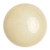 Cabochon Par Puca® 25mm - Opaque Ivory Ceramic Look - (1 Piece) Czech Glass Cab