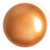 Cabochon Par Puca® 25mm - Gold Pearl - (1 Piece) Czech Glass Cab