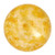 Cabochon Par Puca® 25mm - Opaque Beige Spotted - (1 Piece) Czech Glass Cab