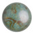 Cabochon Par Puca® 25mm - Opaque Mix Blue Green Ceramic Look - (1 Piece) Czech Glass Cab
