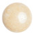 Cabochon Par Puca® 25mm - Opaque Beige Ceramic Look - (1 Piece) Czech Glass Cab