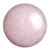 Cabochon Par Puca® 25mm - Opaque Light Rose Ceramic Look - (1 Piece) Czech Glass Cab