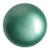 Cabochon Par Puca® 25mm - Green Turquoise Pearl - (1 Piece) Czech Glass Cab