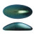 2 Pieces - Athos® Par Puca® Paris® 20x10mm - Metallic Matte Green Turquoise - Czech Glass Cab
