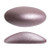 2 Pieces - Athos® Par Puca® Paris® 20x10mm - Metallic Matte Dark Plum - Czech Glass Cab