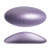 2 Pieces - Athos® Par Puca® Paris® 20x10mm - Metallic Matte Purple - Czech Glass Cab