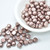 Cabochon 7mm 2-Hole ColorTrends Saturated Metallic Pale Dogwood (25 beads)