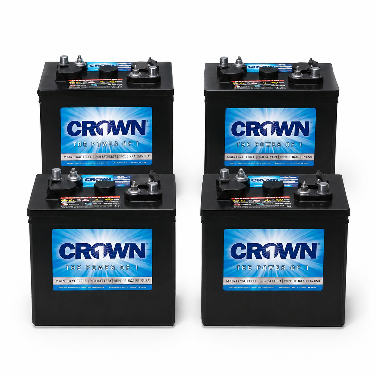 Crown 12CRVGC12 4-battery 48V complete battery pack