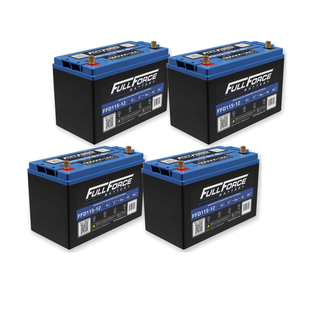 FFD115-12 4-battery 48V complete battery pack