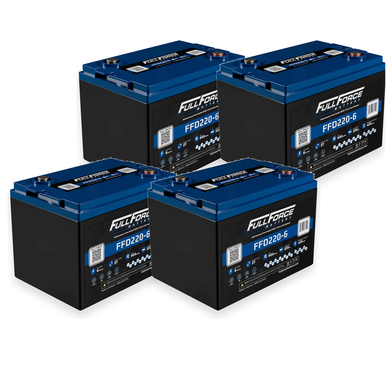 FFD220-6 4-battery 24V complete battery pack