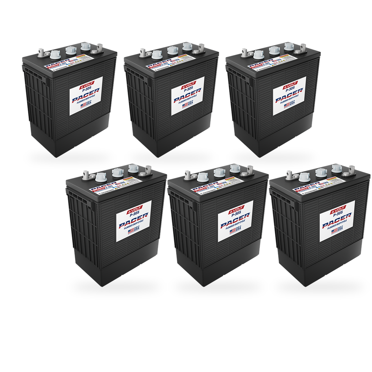 Trojan P-305 6-battery 36V complete battery pack