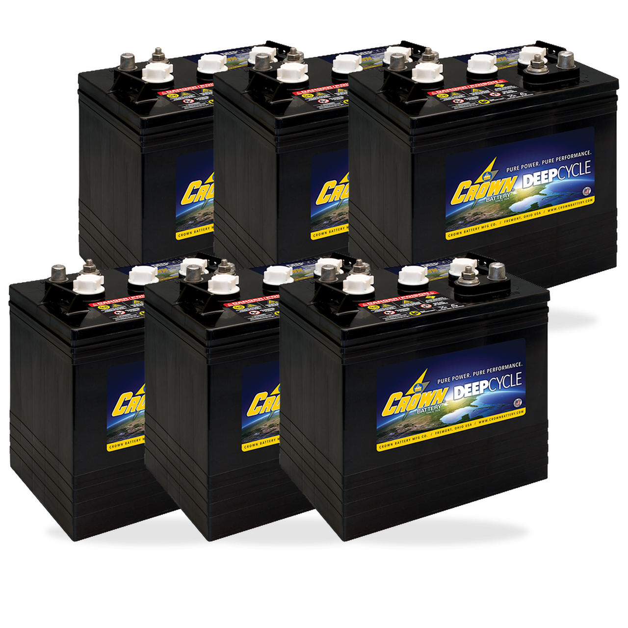 Crown CR-220 6-battery 36V complete battery pack