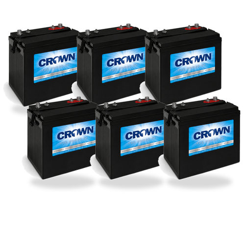Crown 8CRV165 6-battery 48V complete battery pack