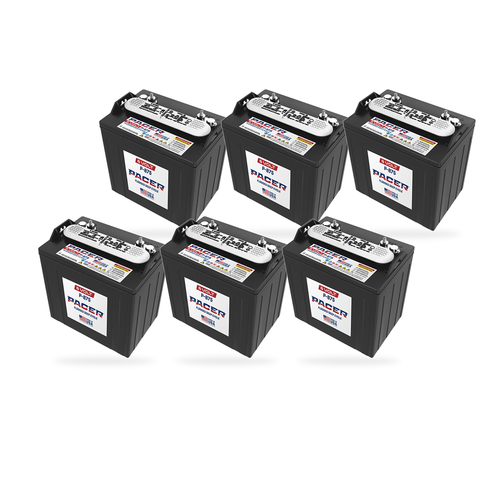 Trojan P-875 6-battery 48V complete battery pack