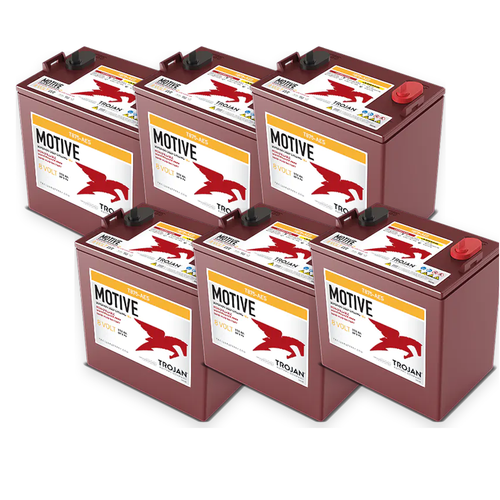 Trojan T875-AES 6-battery 48V complete battery pack