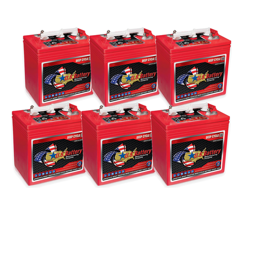 U.S. Battery US2000XC2 6-battery 36V complete battery pack