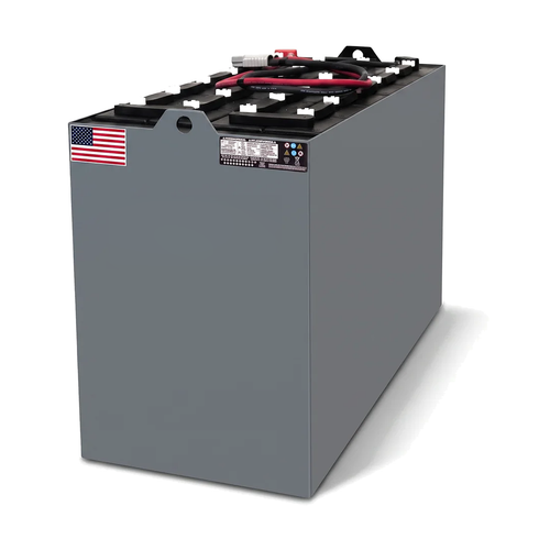 48V 24-125-17 refurbished forklift battery — hero view