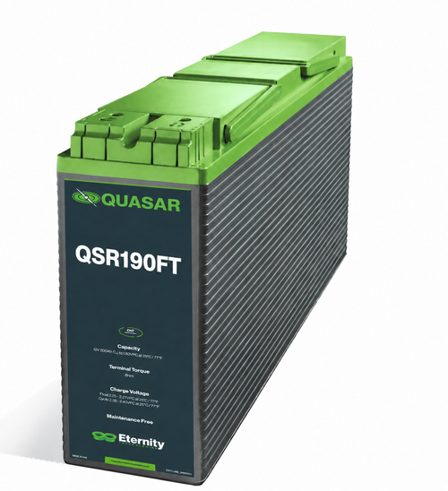 Eternity Quasar QSR190FT 12V 190Ah Gel Carbon Nano UPS Battery
