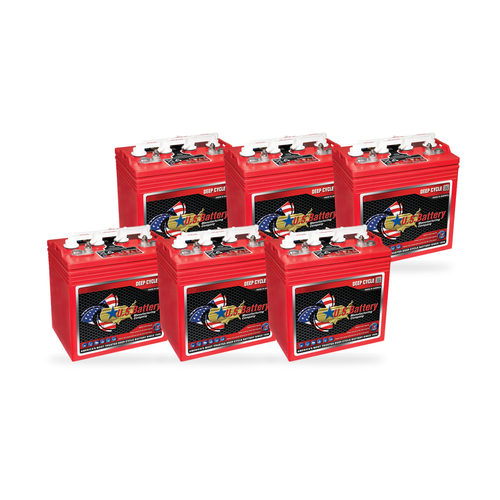 U.S. Battery US8VGCHCXC2 6-battery 48V complete battery pack