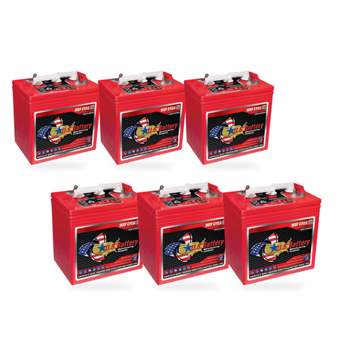 U.S. Battery US2200XC2 6-battery 36V complete battery pack