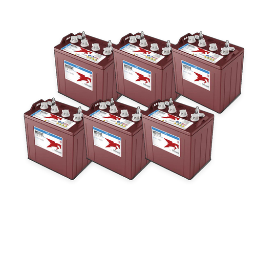 Evergreen Hoss Flatbed 2 2 48V Complete Battery Pack – T875, 6 Batteries