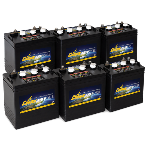 Crown CR-165 6-battery 48V complete battery pack