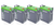 EQ-305 4-battery 24V complete battery pack