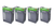EQ-L16 4-battery 24V complete battery pack