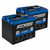 FFD200-6 2-battery 12V complete battery pack