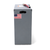 24V 12-125-15 refurbished forklift battery — end view
