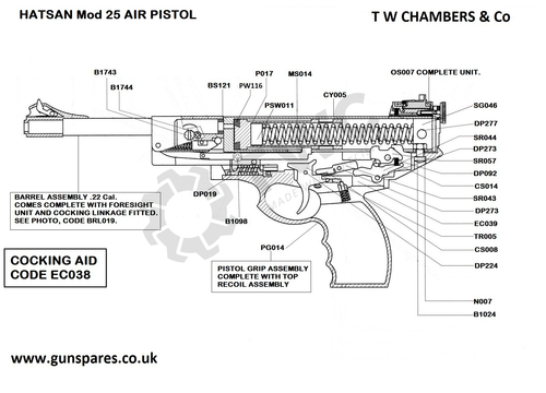 Mod 25 Air Pistol.