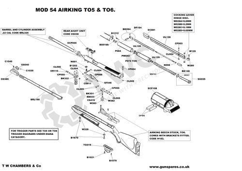 Diana/Original 54 Airking T05 & T06 (Diagram Download)