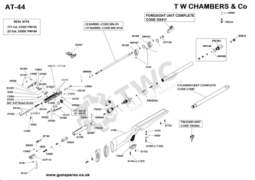 Hatsan AT-44 (Diagram Download)