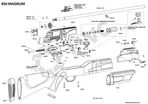Umarex 850 Magnum (Diagram Download) Umarex 850 Magnum (Diagram Download)