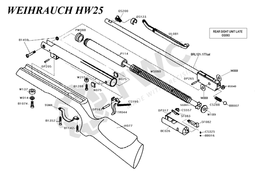 Weihrauch HW30 (Diagram Download)