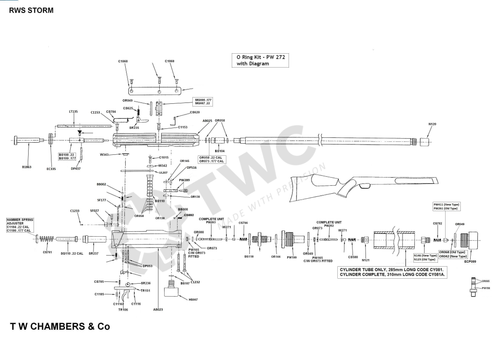 Airgun Spares - RWS - T. W. Chambers & Co