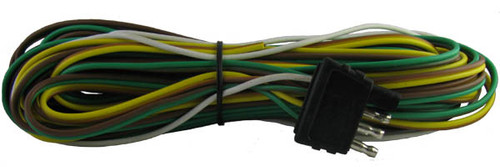 25' Wire Harness with 4 Way Flat Plug