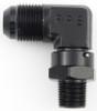 #12 x 1/2 MPT 90 Deg Swivel Adapter Black FRG499113-BL