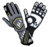 Glove Flex Grey / Yellow Medium FIA / SFI 5 K1R23-FLX-FY-M
