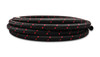 5ft Roll -12 Black Red Nylon Braided Flex Hose VIB11992R