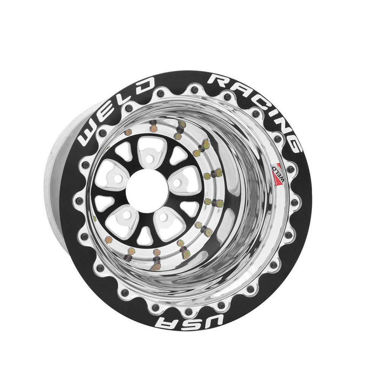 V-Series Drag Wheel Blk 15x14 5x4.75 BC 5.0 BS WEL84B-514280CB