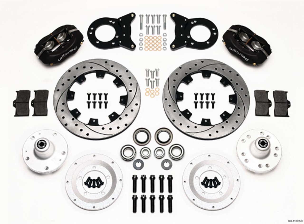 Front Disc Kit HD 65-69 Mustang Drilled WIL140-11072-D